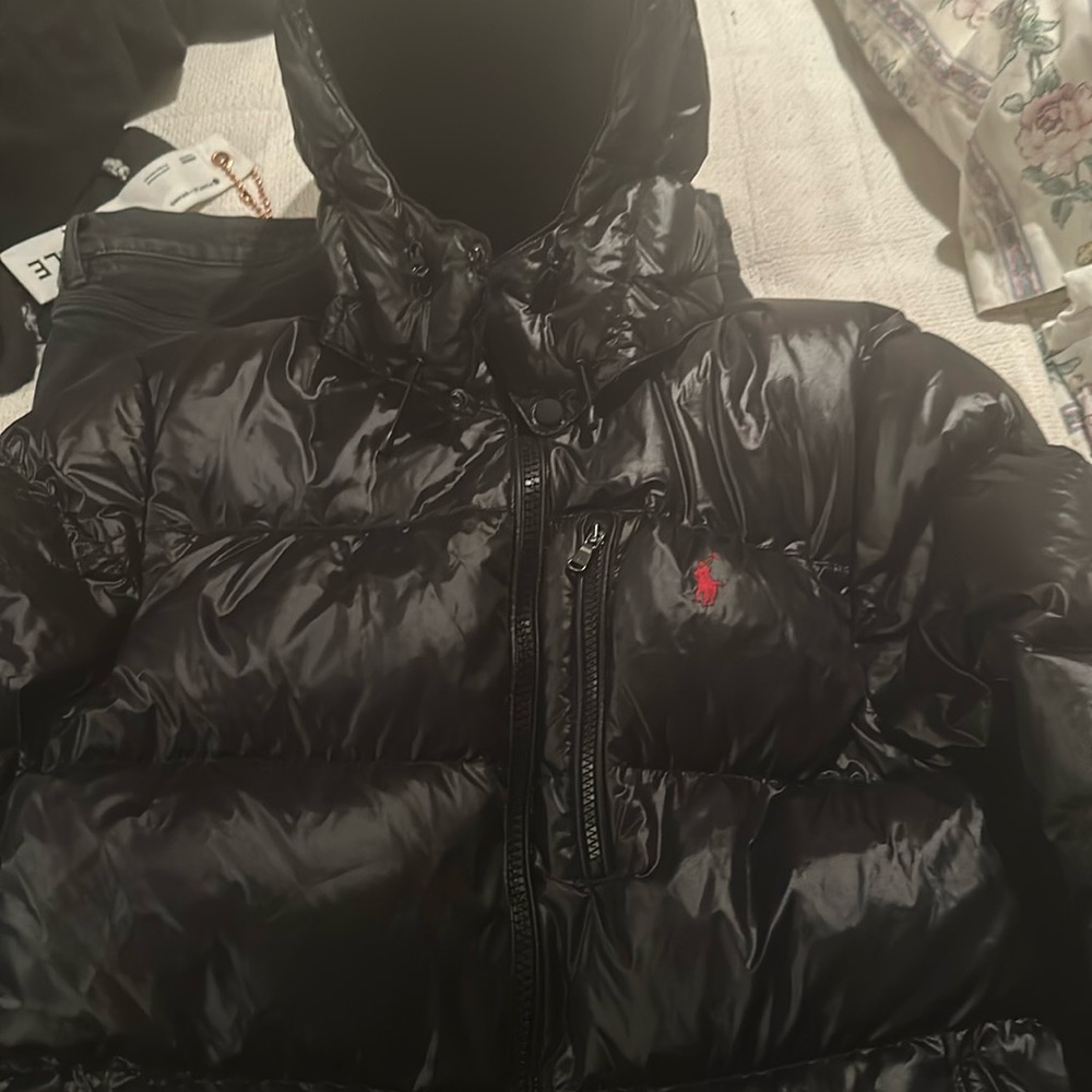 Black polo puffer